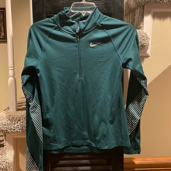 Nike Running Dri-Fit, forest green, size small - Picture 1 of 8